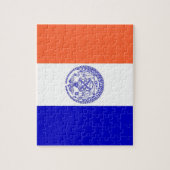 Puzzle met vlag van New York City Legpuzzel (Verticaal)