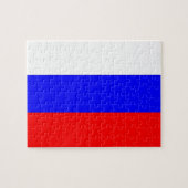 Puzzle met vlag van Rusland Legpuzzel (Horizontaal)