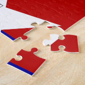 Puzzle met vlag van San Antonio City Legpuzzel (Zijkant)