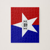 Puzzle met vlag van San Antonio City Legpuzzel (Verticaal)
