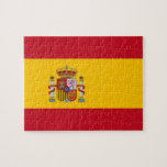 Puzzle met vlag van Spanje Legpuzzel<br><div class="desc">Ga op een boeiende reis door de Spaanse cultuur en erfgoed met deze prachtige puzzel met de vlag van Spanje! Dompel jezelf onder in de levendige kleuren en iconische symbolen van de vlag van Spanje terwijl je deze prachtige puzzel samenstelt. Vervaardigd met precisie-gesneden stukken en hoogwaardige materialen, past elk onderdeel...</div>
