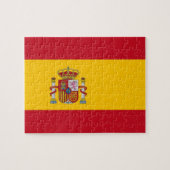 Puzzle met vlag van Spanje Legpuzzel (Horizontaal)