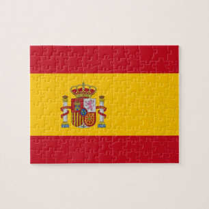 Puzzle met vlag van Spanje Legpuzzel