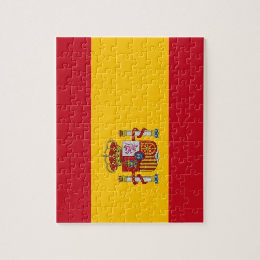 Puzzle met vlag van Spanje Legpuzzel (Verticaal)