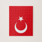 Puzzle met vlag van Turkije Legpuzzel (Verticaal)