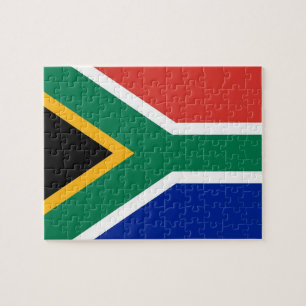 Puzzle met vlag van Zuid-Afrika Legpuzzel
