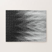 Puzzle met zwarte en witte doezelaar legpuzzel (Horizontaal)