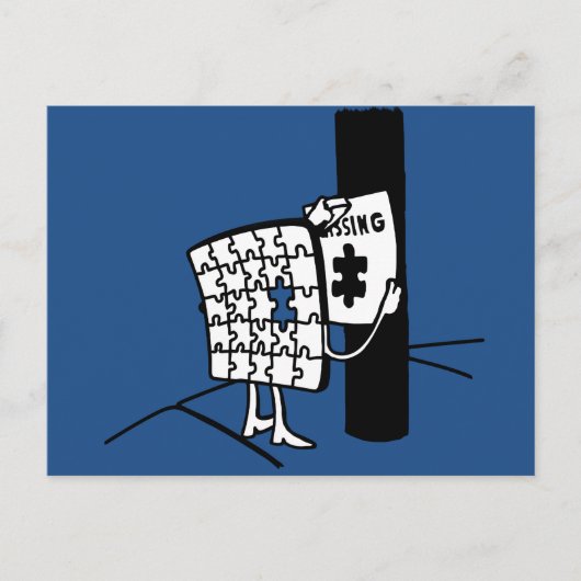 Puzzle Missing Briefkaart (Voorkant)