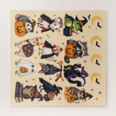 PUZZLE Mooie Halloween Dieren Legpuzzel (Horizontaal)