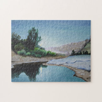 Puzzle Moonlit Night in the Wood Legpuzzel