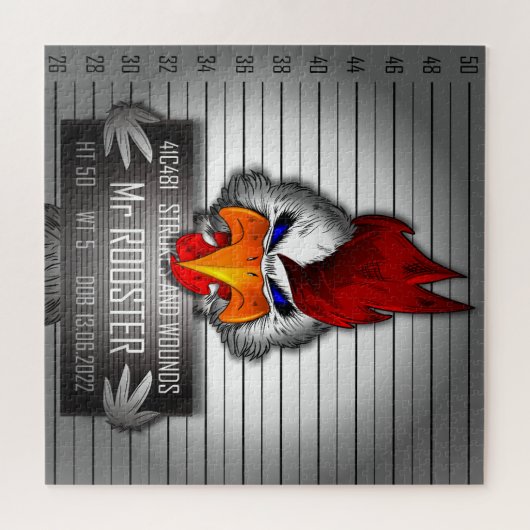 Puzzle Mr Rooster Legpuzzel (Horizontaal)