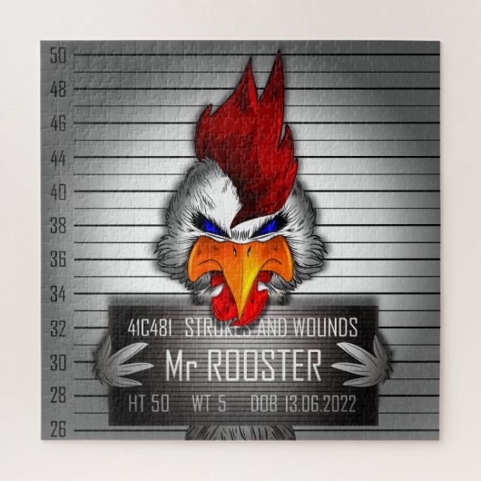 Puzzle Mr Rooster Legpuzzel (Verticaal)