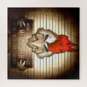 Puzzle Mr Rooster Vintage Legpuzzel (Horizontaal)