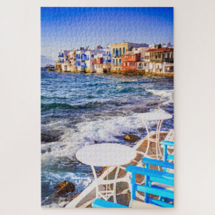 Puzzle Mykonos, Griekse eilanden Legpuzzel