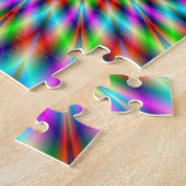 Puzzle Neon Star Explosive Legpuzzel (Zijkant)