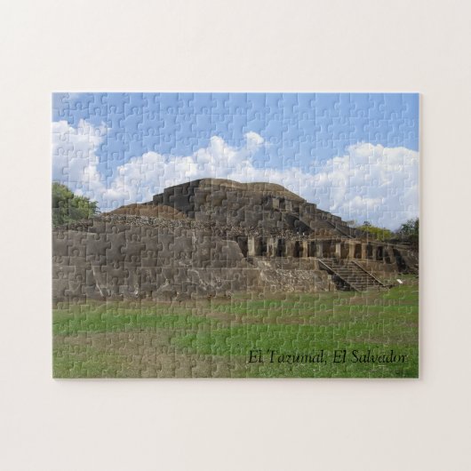 Puzzle of El Tazumal Ruins in El Salvador Legpuzzel (Horizontaal)