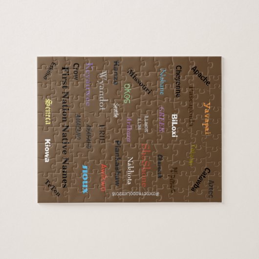 Puzzle of First Nation Names, by mmetropolim Legpuzzel (Horizontaal)