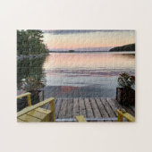 Puzzle of Great Pond in Maine Legpuzzel (Horizontaal)