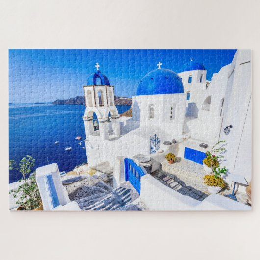 Puzzle Oia Santorini Legpuzzel (Horizontaal)