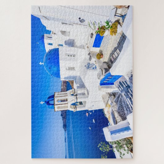 Puzzle Oia Santorini Legpuzzel (Verticaal)
