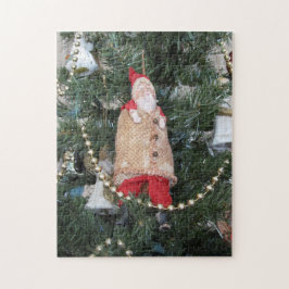 Puzzle - Old Fashioned Santa Ornament Legpuzzel