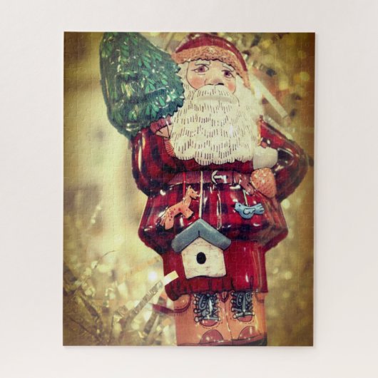 Puzzle Old Fashioned Santa Puzzle Legpuzzel (Verticaal)