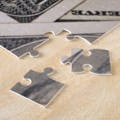 Puzzle One Hundred Dollars - bankbiljetten Legpuzzel (Zijkant)