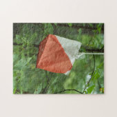 Puzzle - Orienteering flag Legpuzzel (Horizontaal)