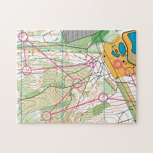 Puzzle - Orienteerkaart Legpuzzel (Horizontaal)