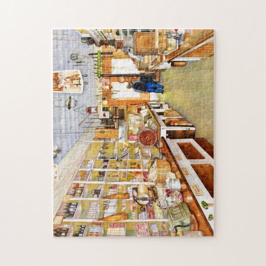 Puzzle oude landenwinkel legpuzzel (Verticaal)