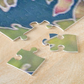 Puzzle - Painted Hibiscus Flowers Legpuzzel (Zijkant)