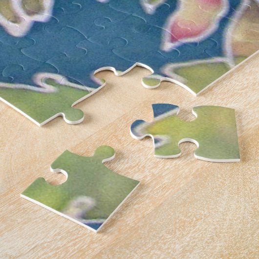 Puzzle - Painted Hibiscus Flowers Legpuzzel (Zijkant)