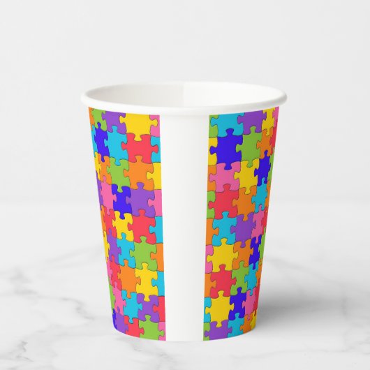 Puzzle Papieren Bekers (Links)
