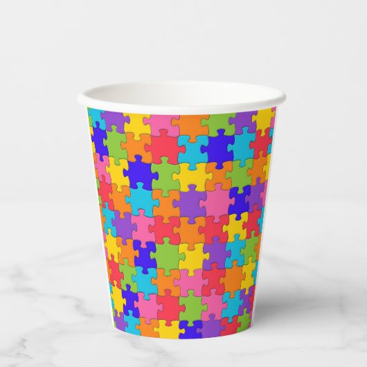 Puzzle Papieren Bekers (Voorkant)