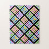 PUZZLE - PASTEL MARTNIS POP ART LEGPUZZEL (Verticaal)