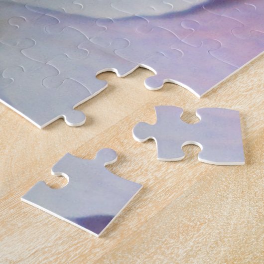 Puzzle - Pastel Rainbow Hydrangeas Legpuzzel (Zijkant)