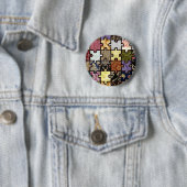 Puzzle Patchwork Ronde Button 5,7 Cm (In situ)