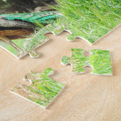 Puzzle - Peacock op de heuvel (horiz.) Legpuzzel (Zijkant)