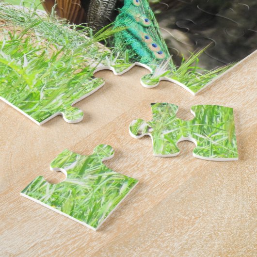 Puzzle - Peacock op the Hill Legpuzzel (Zijkant)