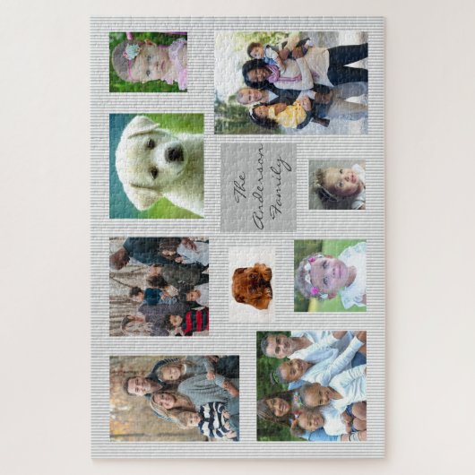Puzzle - Persoonlijke foto's van de familie Legpuzzel (Verticaal)