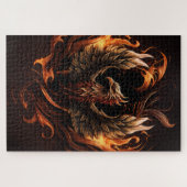 Puzzle.Phoenix vogel van Zhnec. Legpuzzel (Horizontaal)