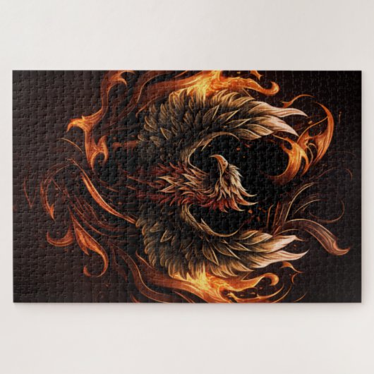 Puzzle.Phoenix vogel van Zhnec. Legpuzzel (Horizontaal)