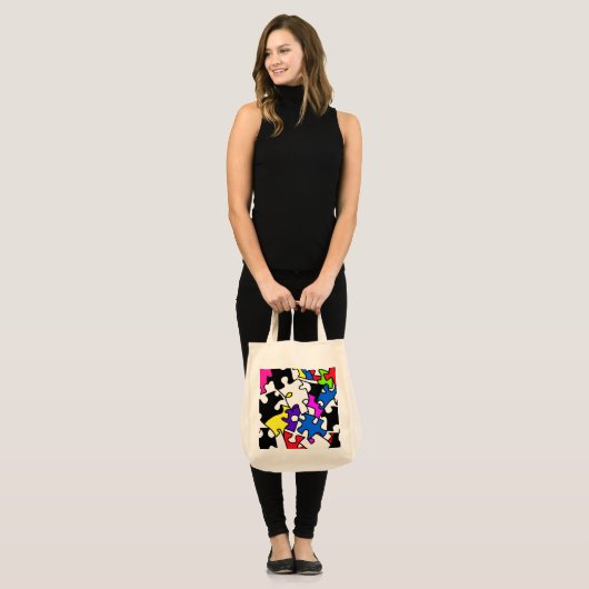 Puzzle PIeaux Tote Bag (Voorkant (model))