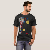 Puzzle Piece Autism Awareness Moon Face T-shirt (Voorkant volledig)