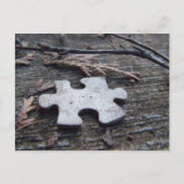 Puzzle Piece Briefkaart (Voorkant)