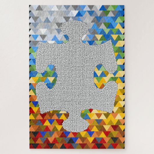 Puzzle Piece Jigzaag Puzzle Legpuzzel (Verticaal)