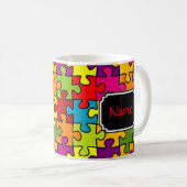 Puzzle Piece Personalized Mug Koffiemok (Voorkant rechts)