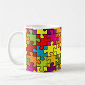 Puzzle Piece Personalized Mug Koffiemok (Links)