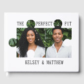 Puzzle Piece Photo Perfect Fit Wedding Gastenboek (Voorkant)