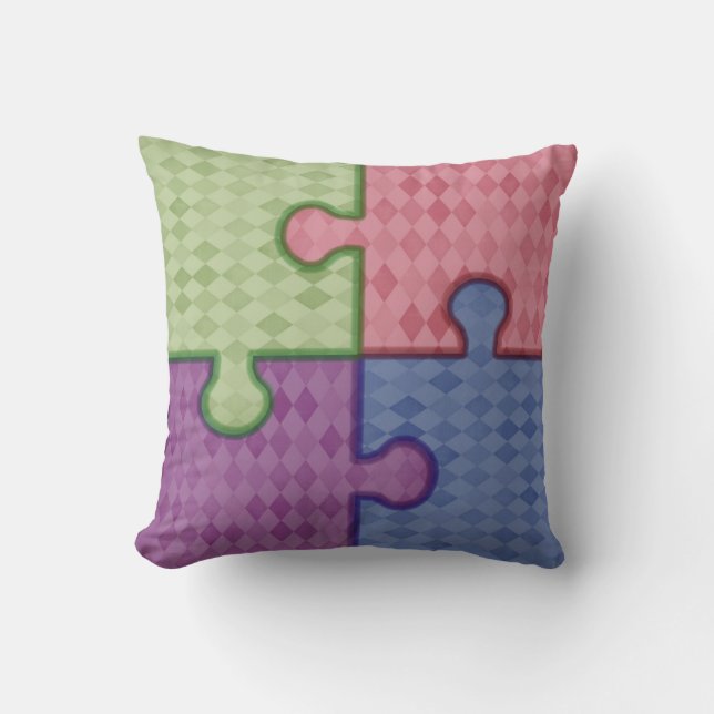 PuZzLe PiEcEs Kussen (Voorkant)